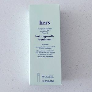 Hers Hair Regrowth Treatment Foam 5% Minoxidil 2.11 oz